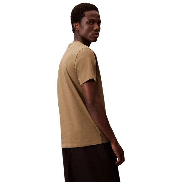 Calvin Klein Liquid Touch Crewneck T-Shirt - Color Capers - Size M - Picture 9 of 10